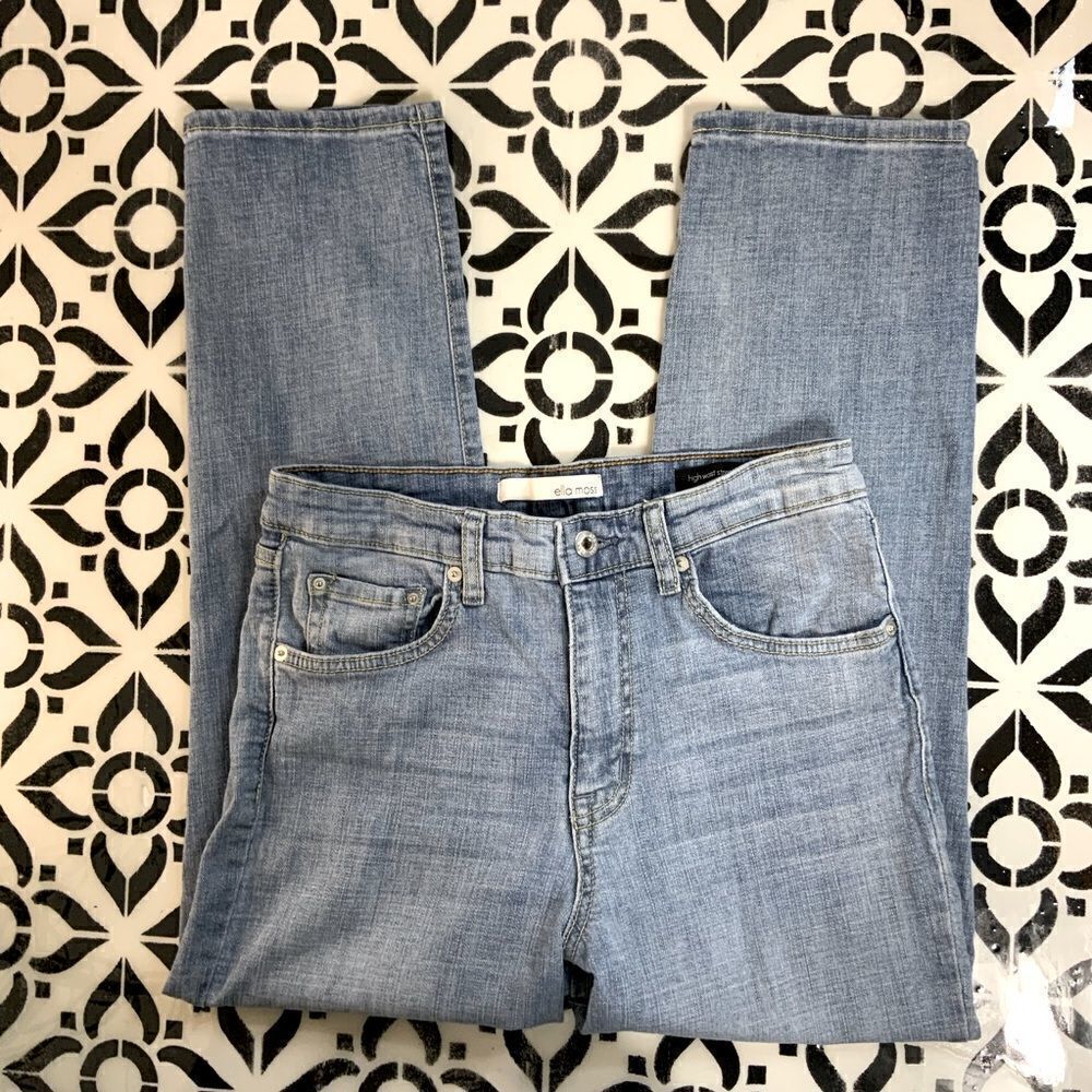 Women’s Ella Moss High waist straight ankle jeans